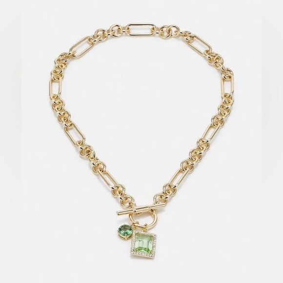 🐘🐘 Ralph Lauren Toggle Stone Charm Necklace - Picture 8 of 11